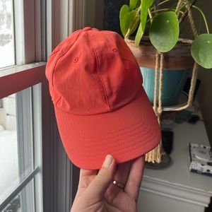 Coral salmon Althea baseball hat